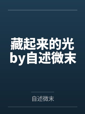 藏起来的光by自述微末