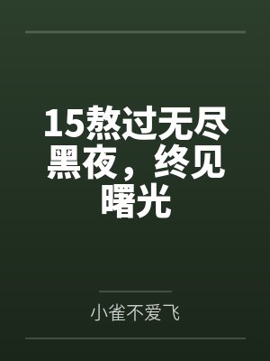 15熬过无尽黑夜,终见曙光 15熬过无尽黑夜,终见曙光